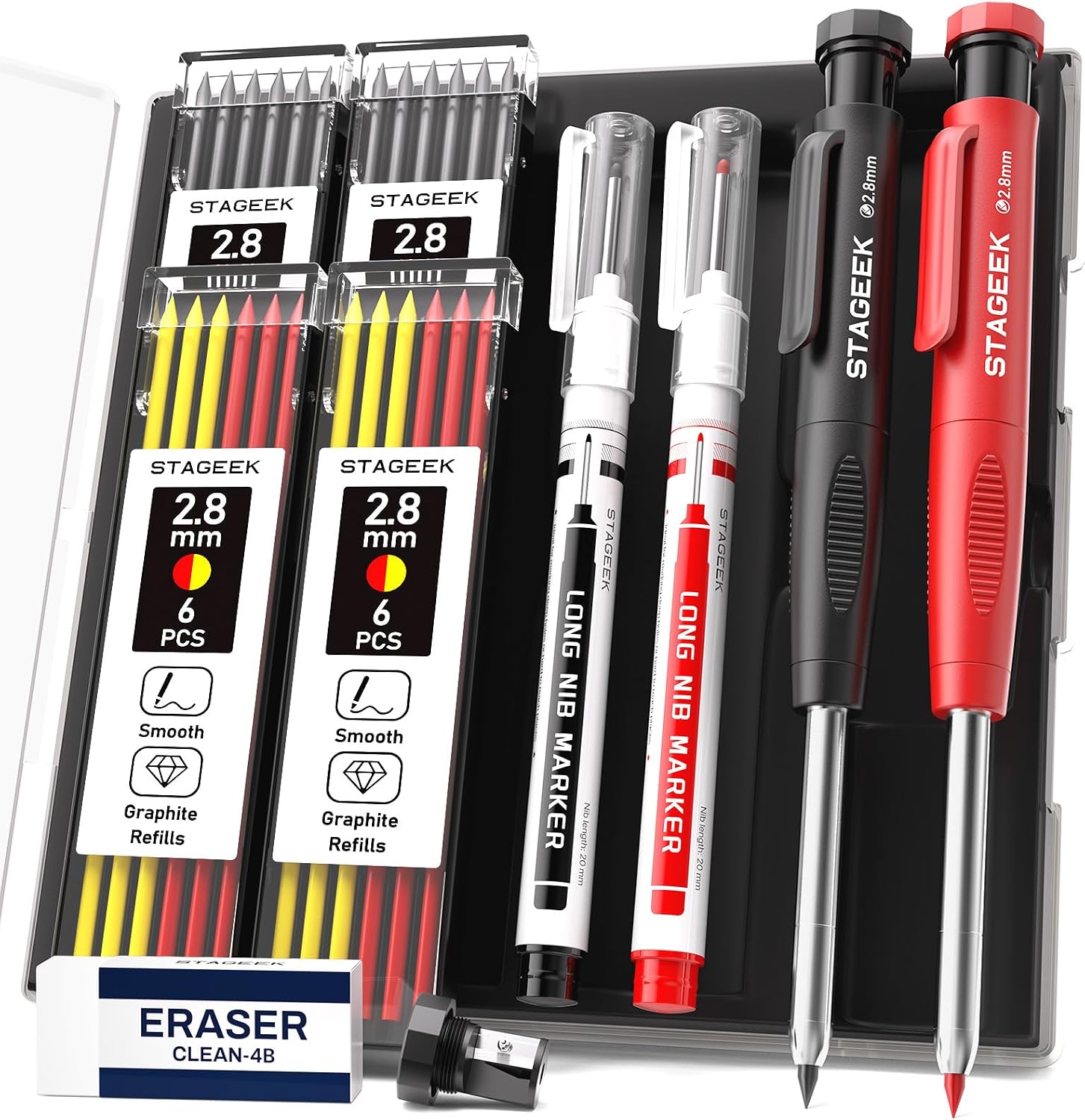 Detalle de STAGEEK Carpenter Pencils, 2.8 mm