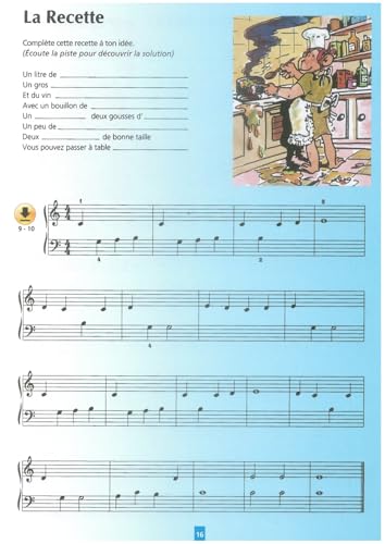 Detalle 2 de Le Piano Ouvert – Méthode Piano Débutant pour Élèves et Professeurs, Éditions Salabert