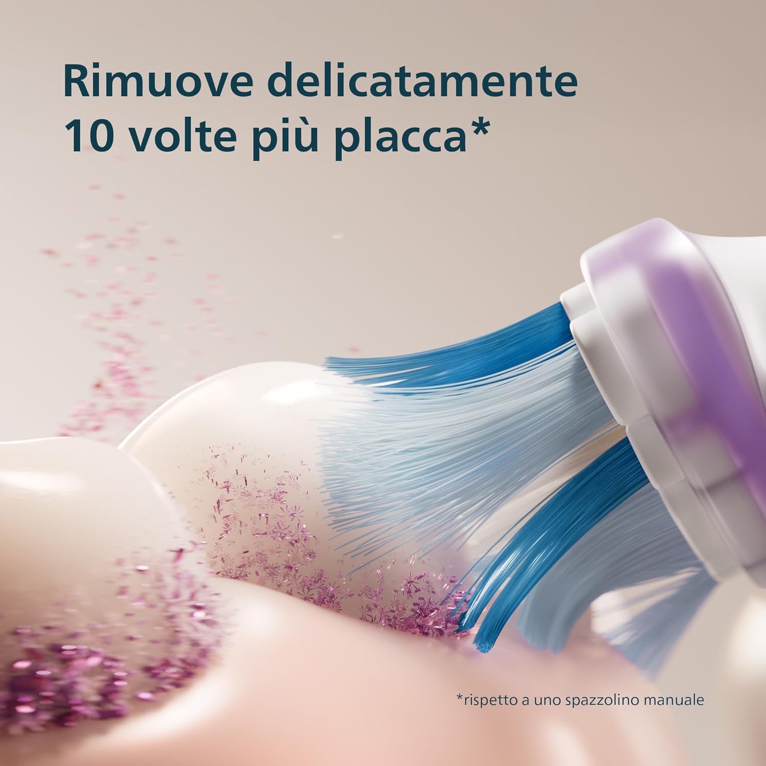 Thumbnail 4 de Philips Sonicare 7100 HX7420/08 spazzolino elettrico sonico con app: 4 modalità e avviso di pressione