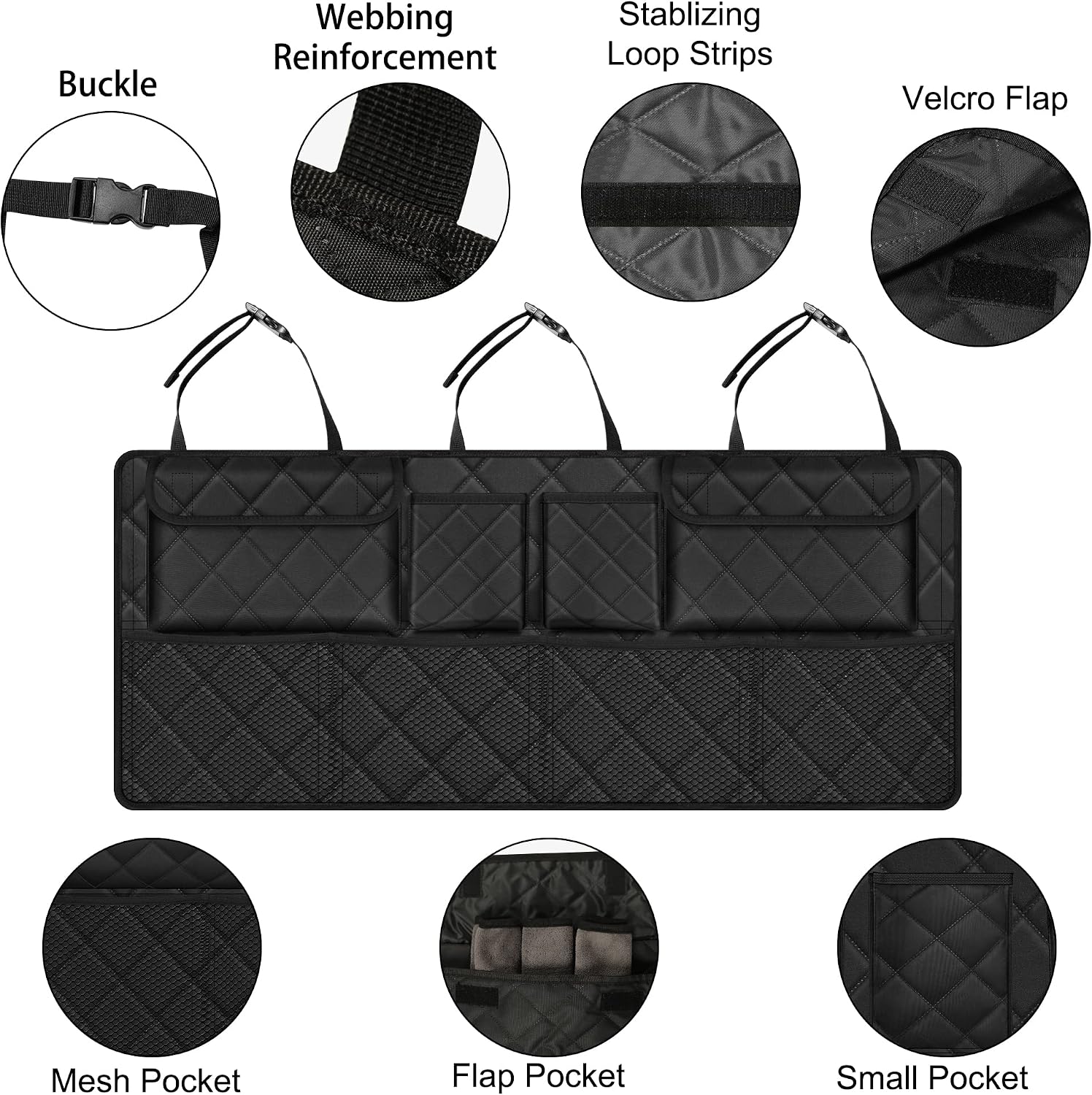 Detalle 2 de Femuar Car Trunk Organizer 42x18