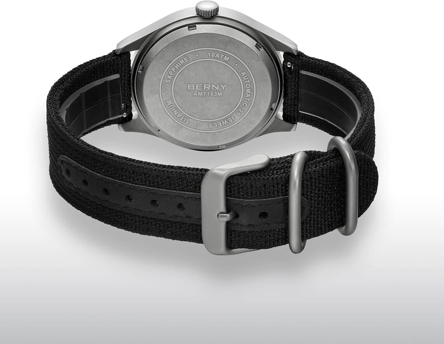 Thumbnail 3 de BERNY Titanium Herrenuhr Automatik 10ATM