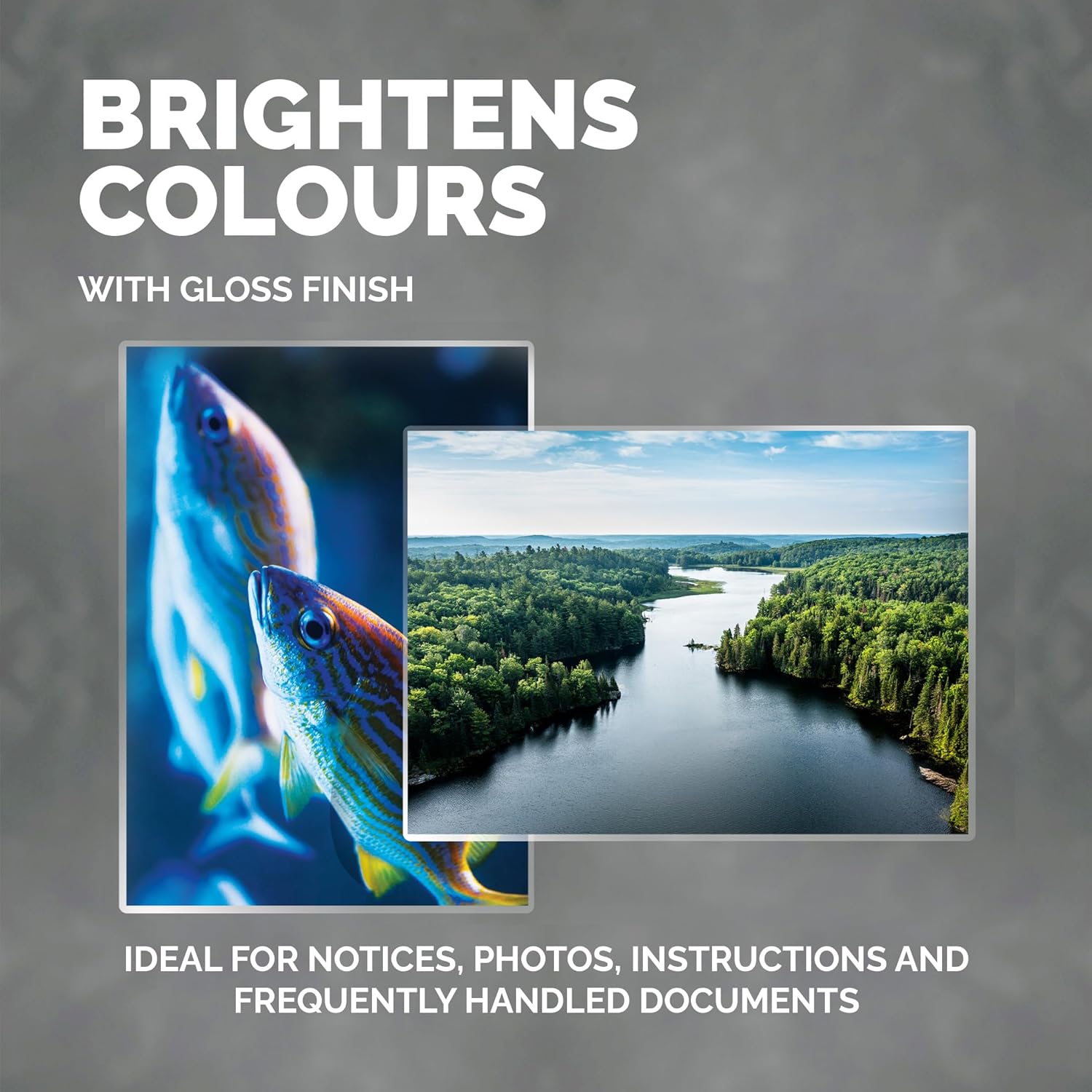 Thumbnail 3 de Fellowes Apex A3 Laminating Pouches (Glossy Finish) – 100 Sheets, 160 Micron (2 x 80 Micron), Light Duty