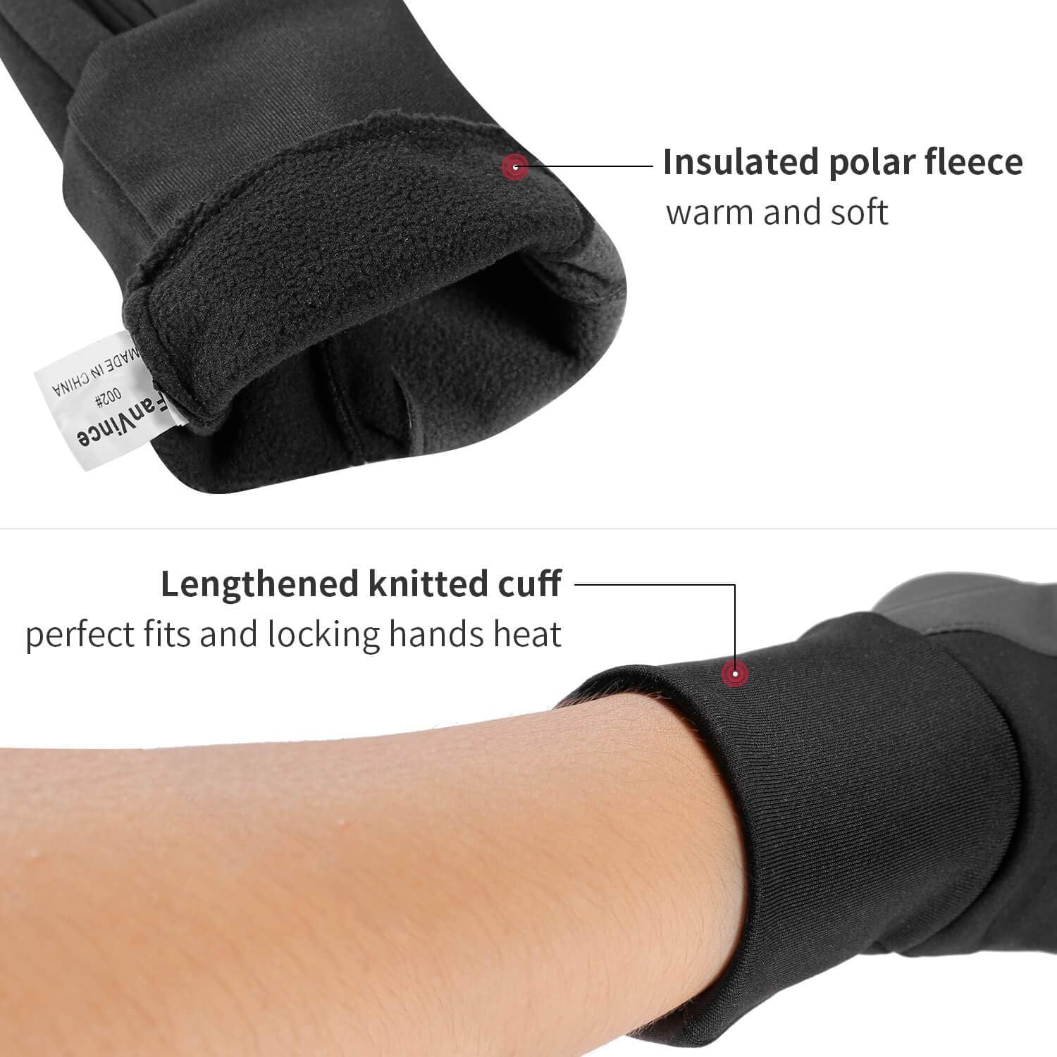 Detalle de Winterhandschuhe Thermo Touchscreen Fahrradhandschuhe