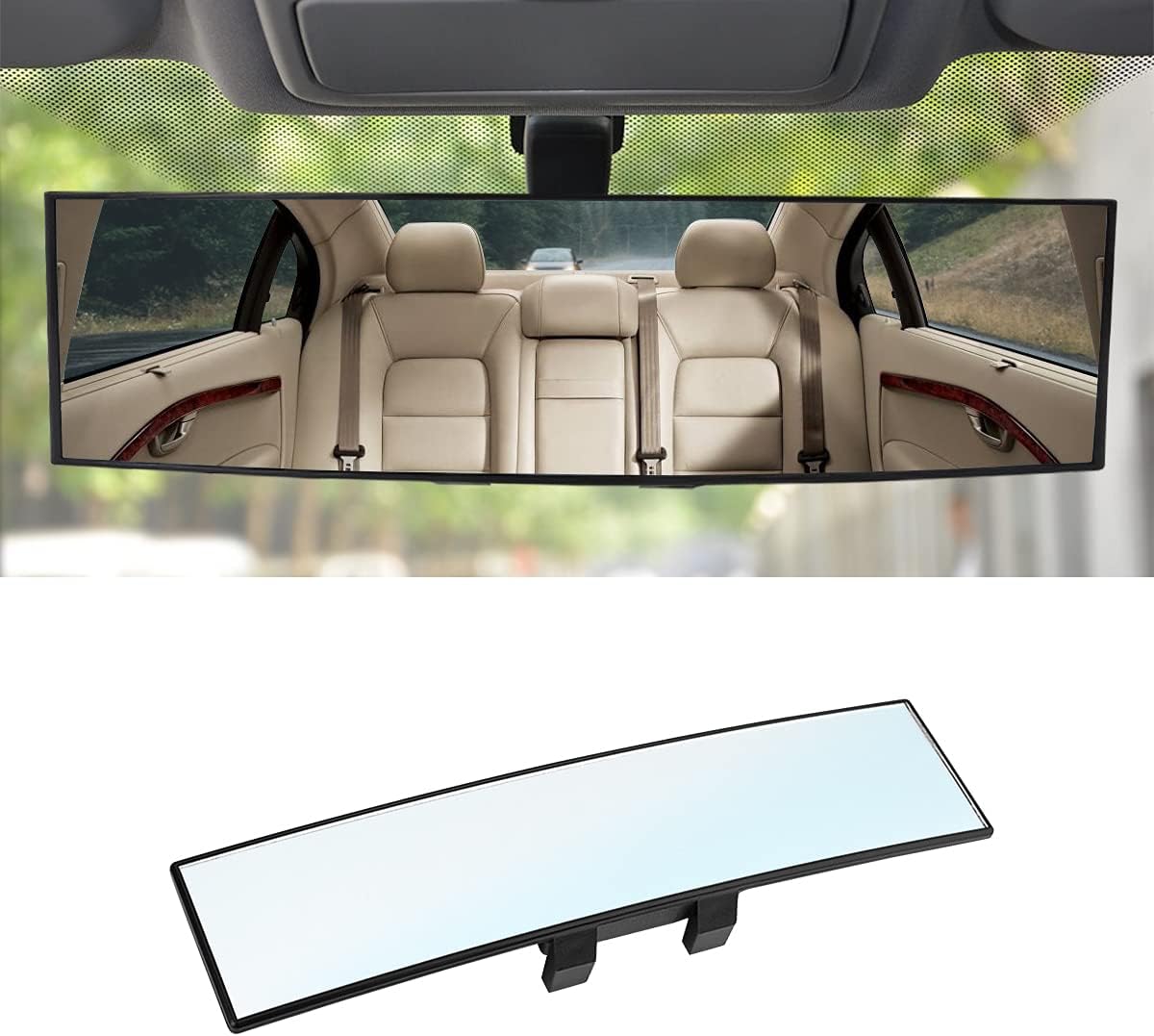 Detalle de 8sanlione Panoramic Rearview Mirror, 12-Inch