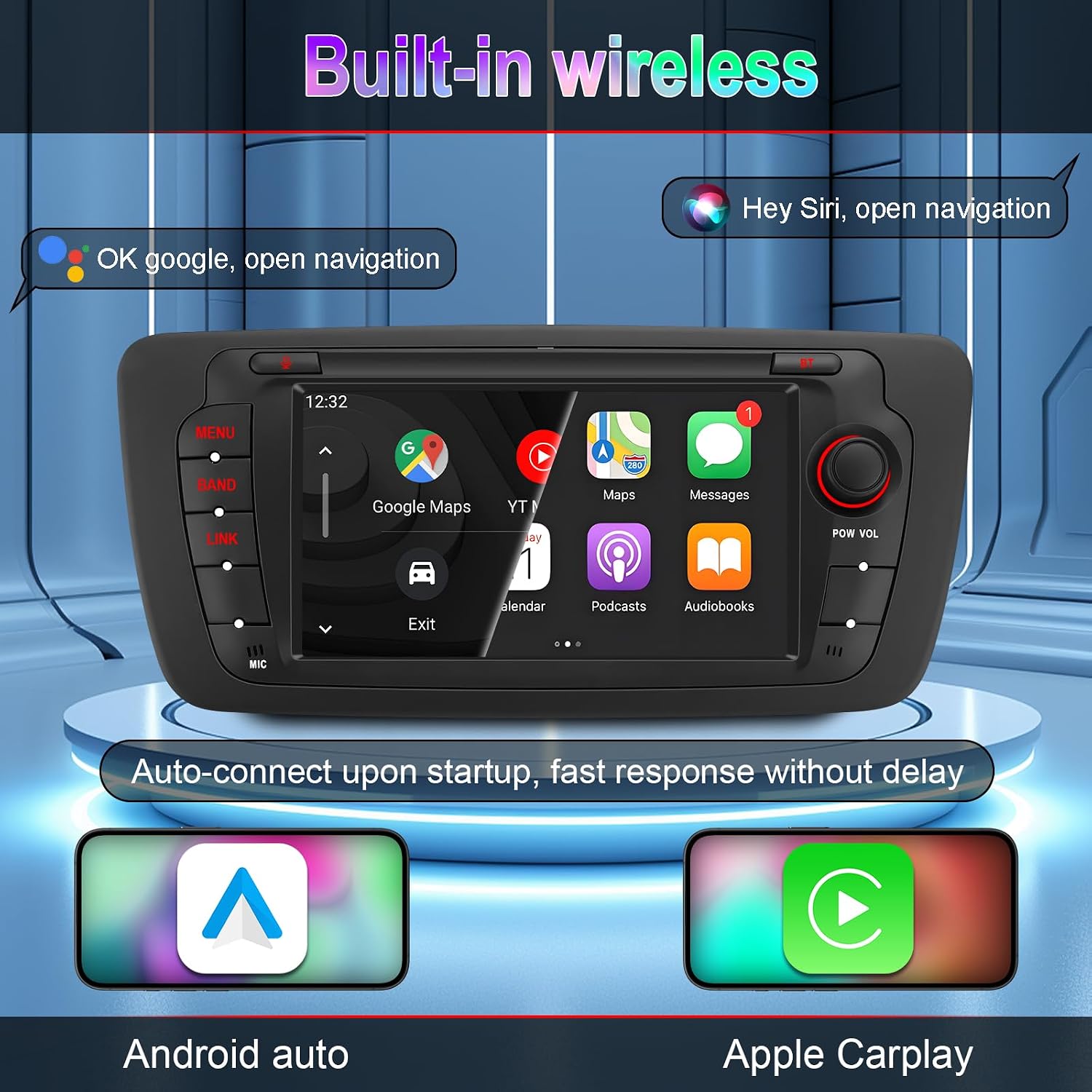 Detalle 2 de RUXYAXFOL Autoradio Seat Ibiza 6j 2009-2014