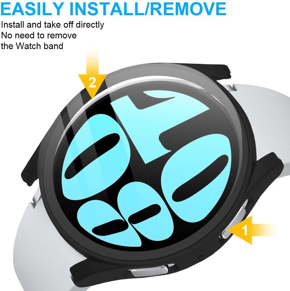 Detalle de OFFCUP Case with Screen Protector for Galaxy Watch 6 44mm