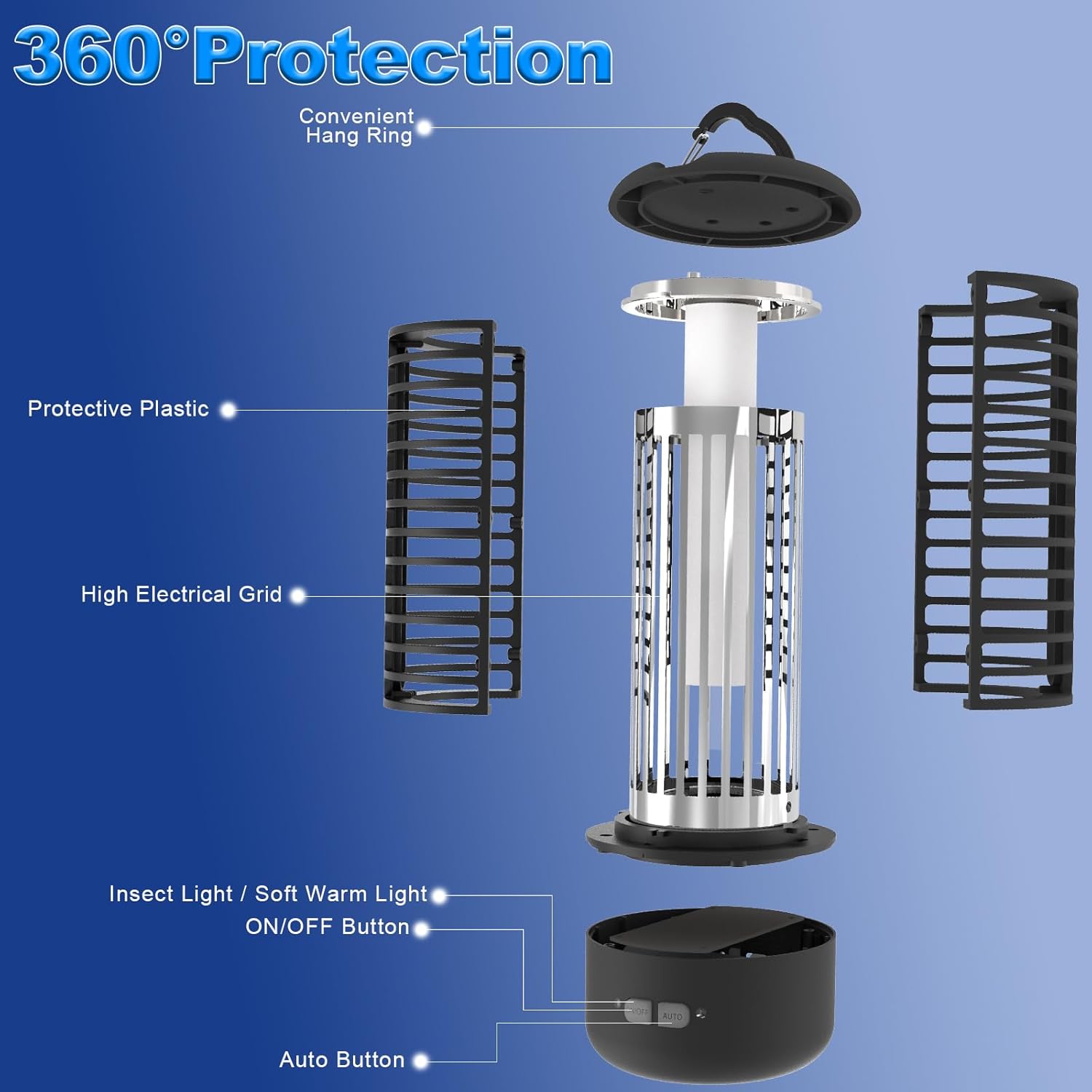 Thumbnail 4 de Bug zapper fly killer 365-395nm