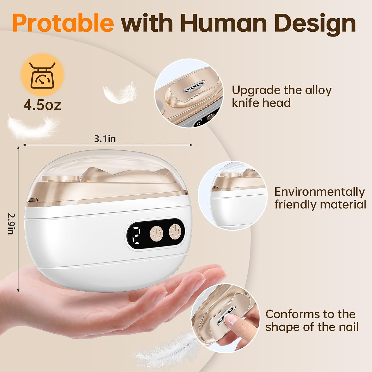Thumbnail 6 de Electric Nail Clipper with LED Light