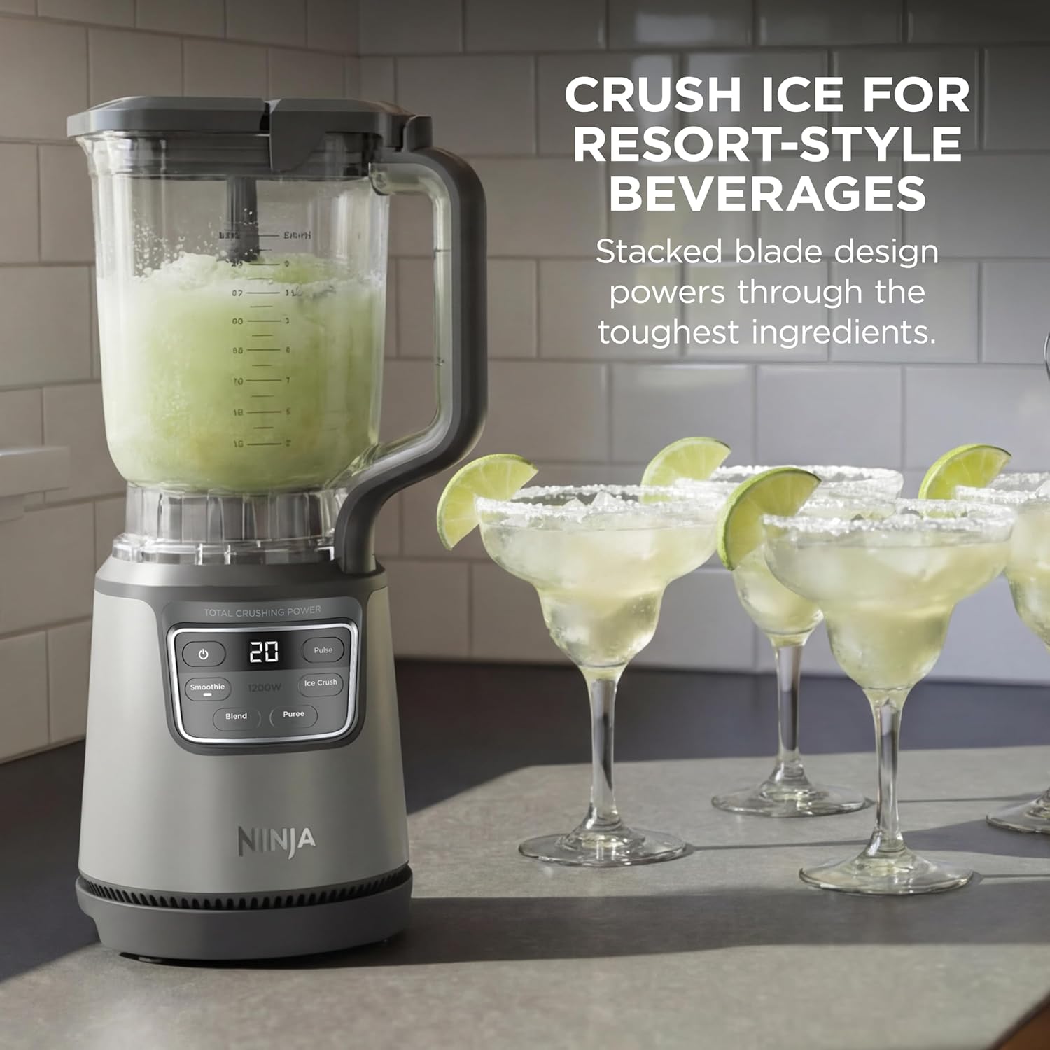 Detalle de Ninja BlendPro Kitchen System (BO402) 72 oz Blender + 5-Cup Food Processor + 18 oz To-Go Cup
