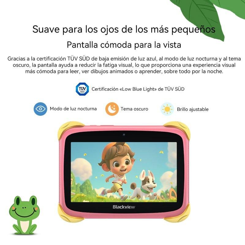 Detalle de Blackview Link Mini Kids 7": tablet infantil segura con control parental y stylus
