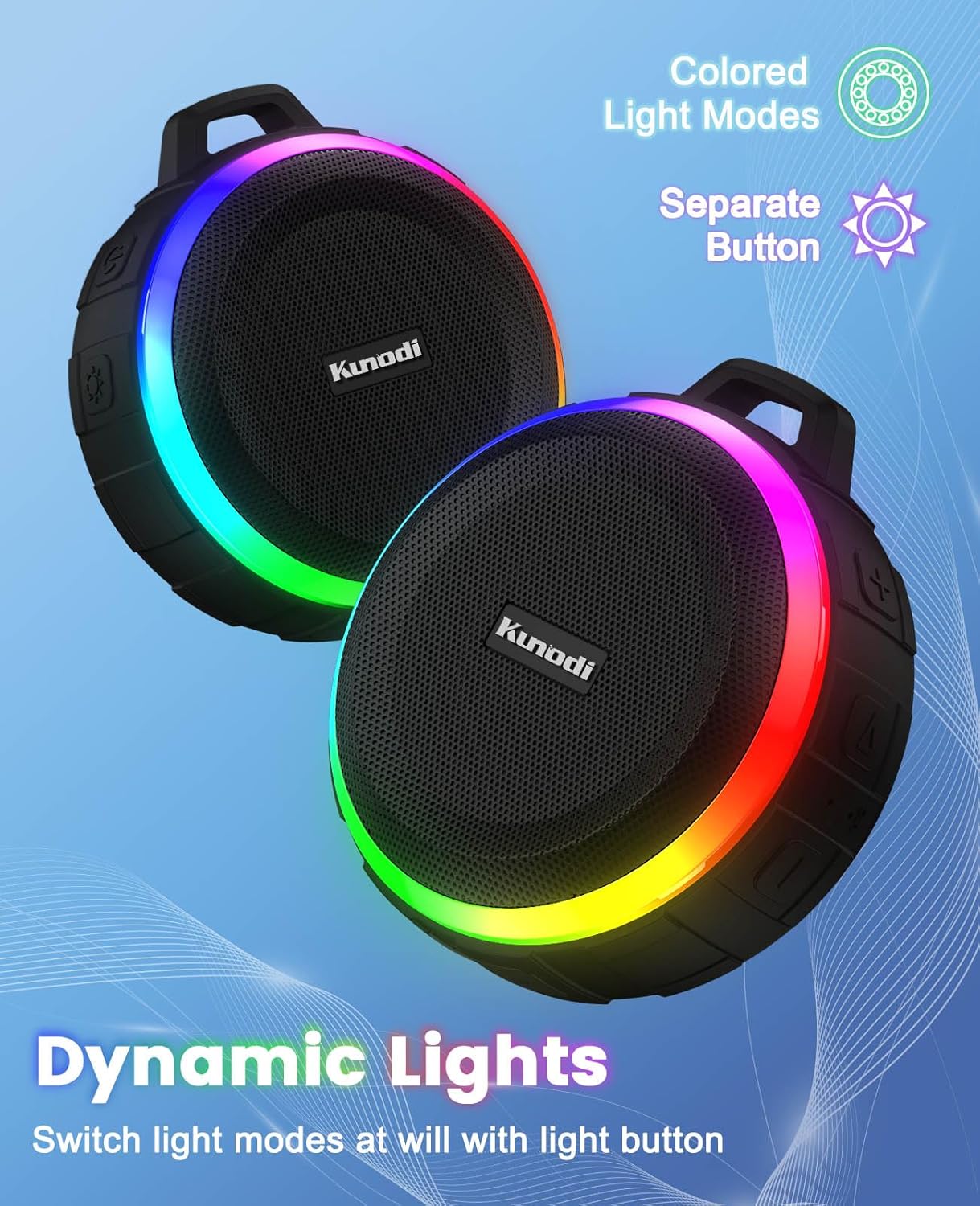 Detalle de Kunodi Bluetooth Shower Speaker 5W IPX7