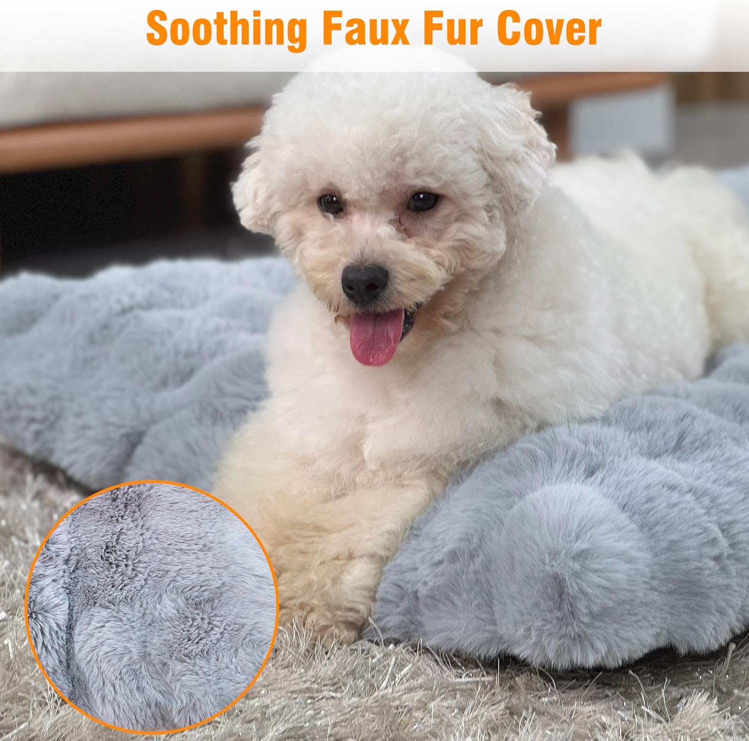 Thumbnail 3 de BingoPaw Large Dog Bed 90 x 60 cm