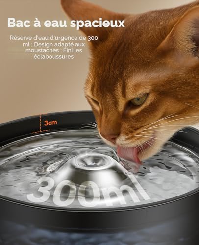 Thumbnail 4 de FEELNEEDY Fontaine à Eau 3L silencieuse pour Chats — Distributeur Automatique