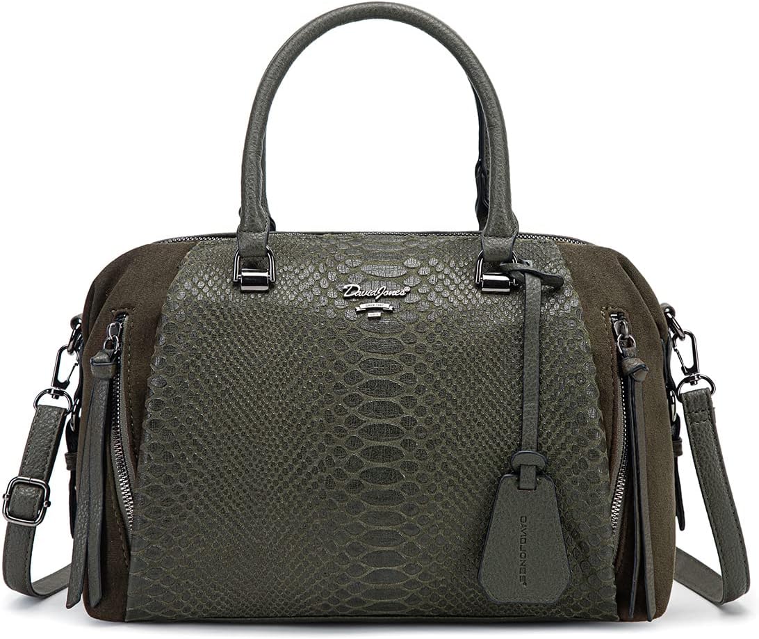 Thumbnail 6 de David Jones sac bowling femme gris façon serpente, bandoulière amovible