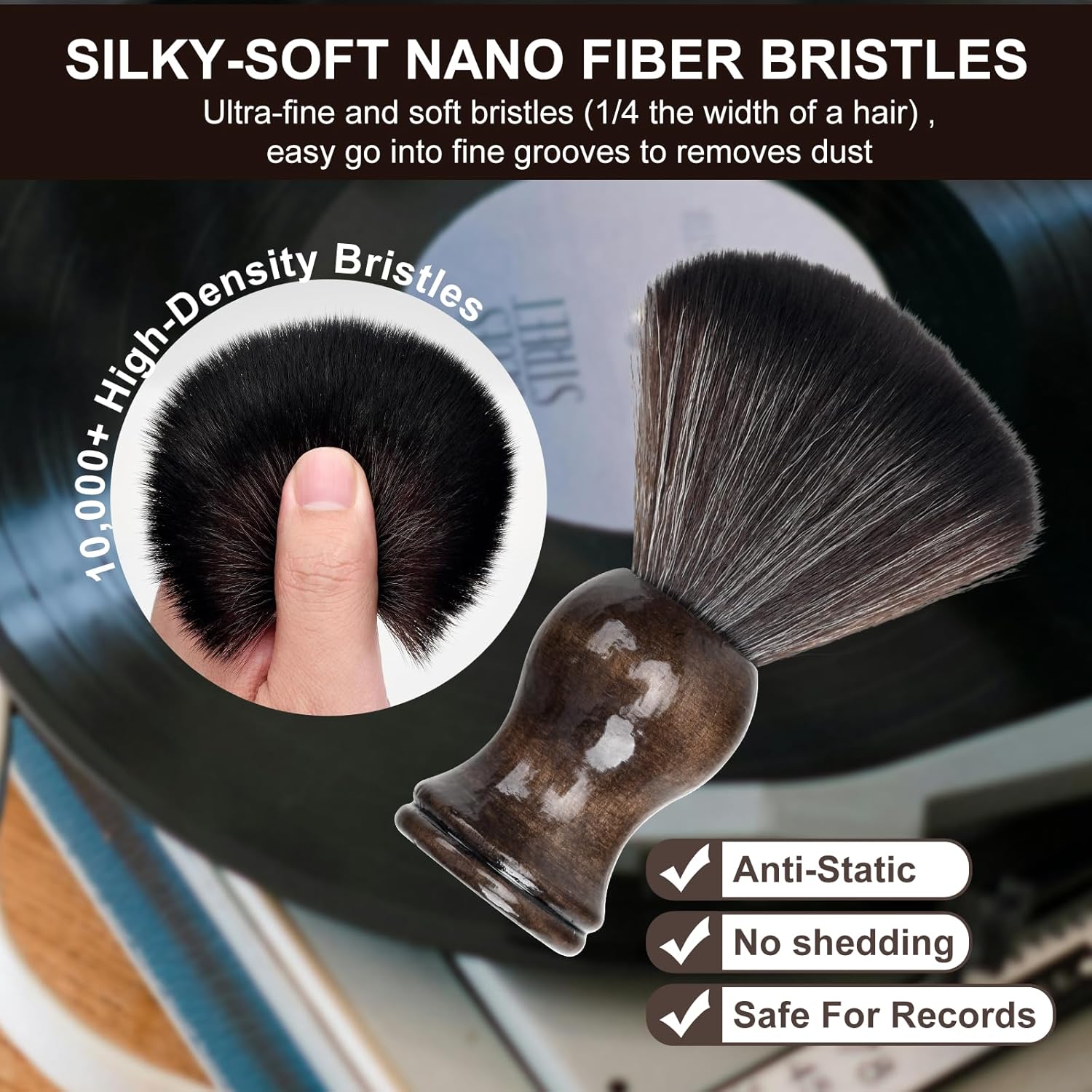 Detalle 2 de 6-in-1 Vinyl Record Cleaning Kit