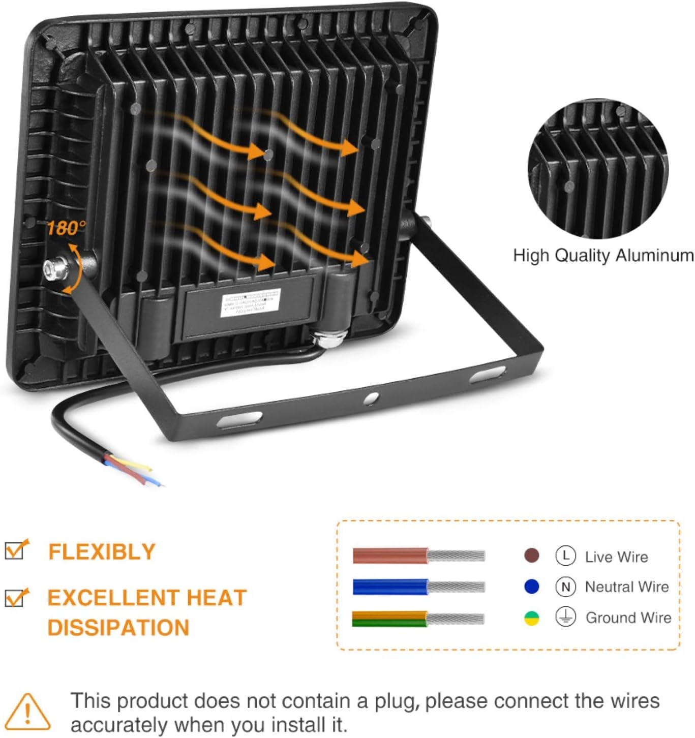 Thumbnail 6 de TTiiLoe 50W LED Flood Light