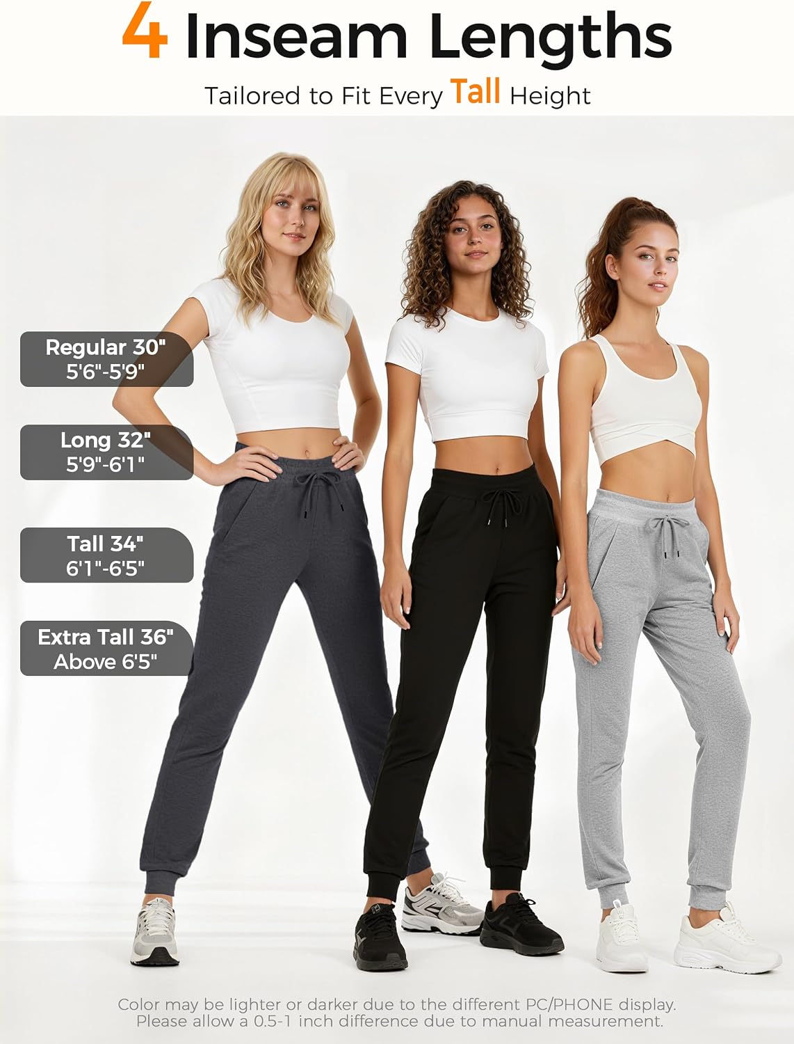 Detalle 2 de SEVEGO Tall Lightweight Cotton Joggers 30 inseam