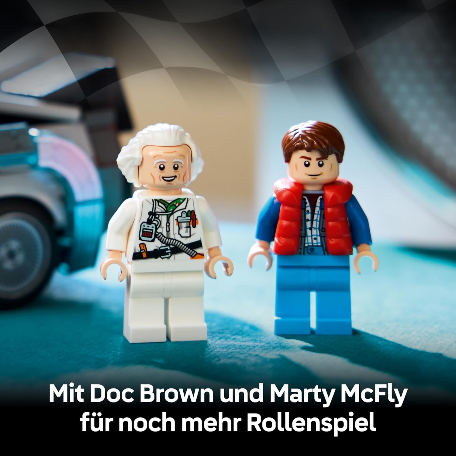 Thumbnail 5 de LEGO Speed Champions 77256 Zeitmaschine aus „Zurück in die Zukunft“ mit 2 Minifiguren