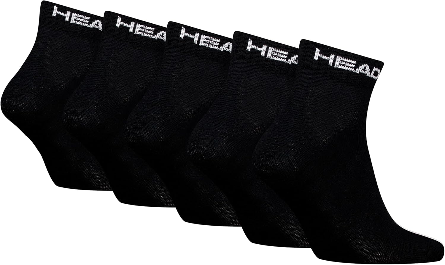 Detalle de HEAD All Sports Quarter Mixte (lot de 5) — Chaussettes douces et polyvalentes
