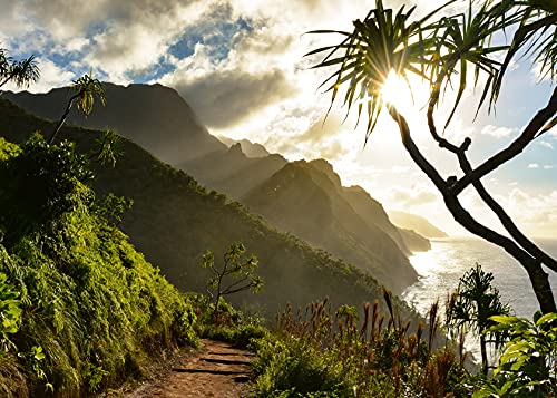 Detalle 2 de Ravensburger Puzzle Kalalau Trail 1000 piezas, 70×50 cm 🧩