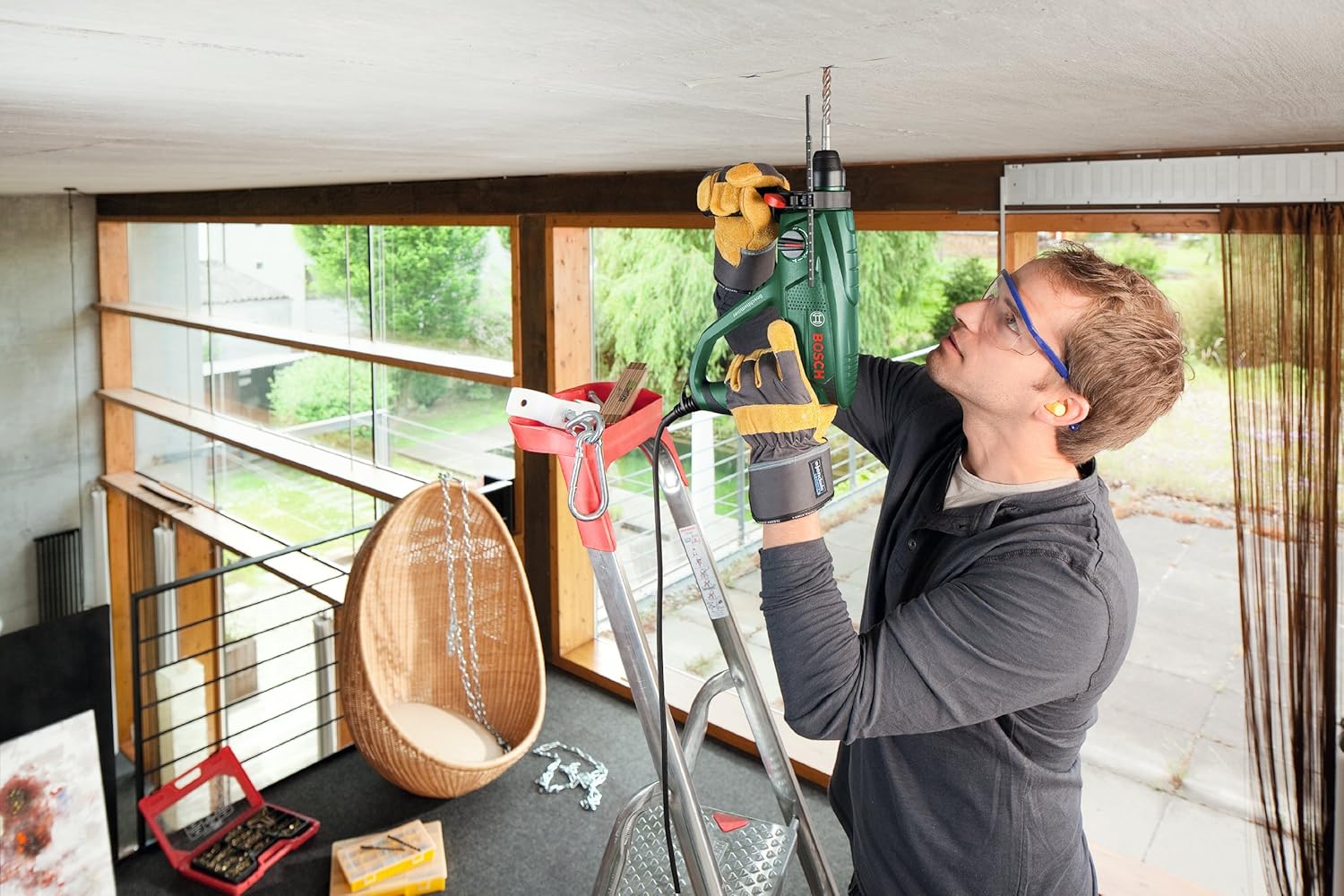 Thumbnail 5 de Bosch PBH 2100 RE rotary hammer drill (550 W, in case)