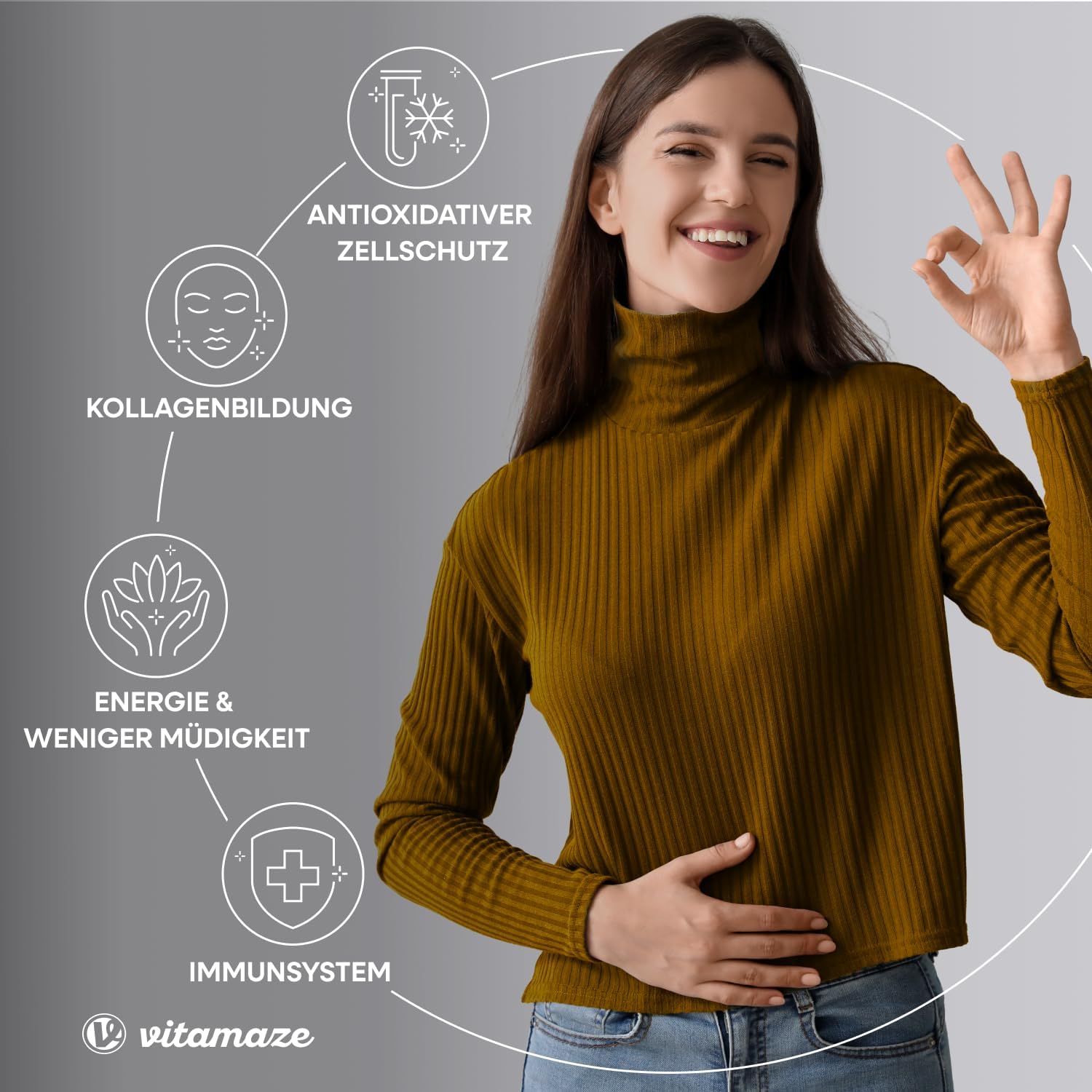 Detalle 2 de Kurkuma Kapseln hochdosiert & vegan – 120 Kapseln