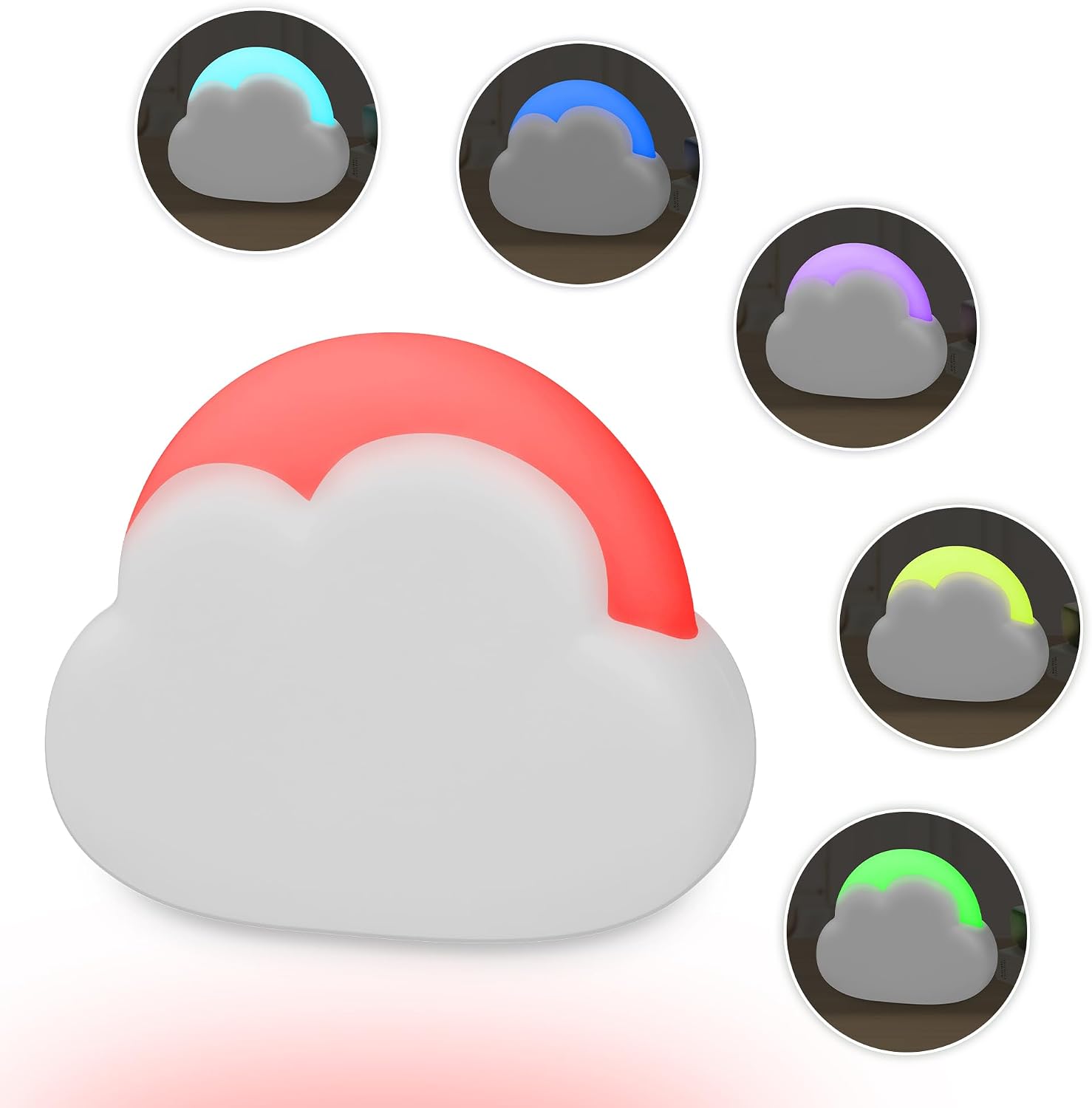 Thumbnail 6 de Annmore Baby Night Light Cloud: Rechargeable Nursery Lamp for Calmer Nights