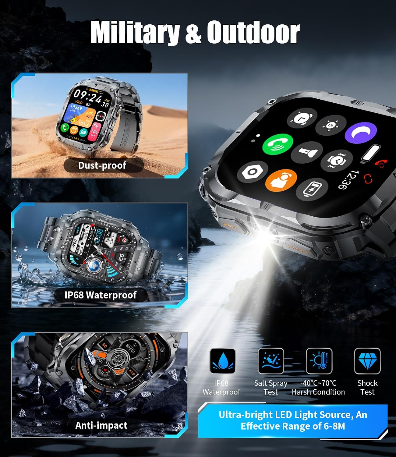 Detalle 2 de Reloj Inteligente EF22 2.0" HD, 1000 mAh