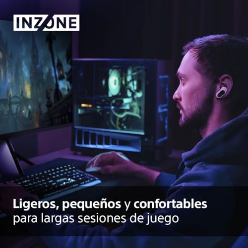 Detalle de Sony INZONE Buds: Auriculares gaming inalámbricos para PC y PS5, con baja latencia y 360 Spatial Sound