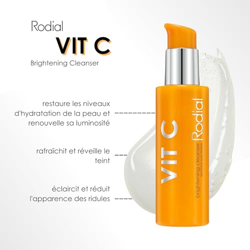 Detalle de Rodial Vit C Deluxe Nettoyant Éclaircissant 135 ml – Nettoyant Visage Quotidien Raffermissant et Tonifiant