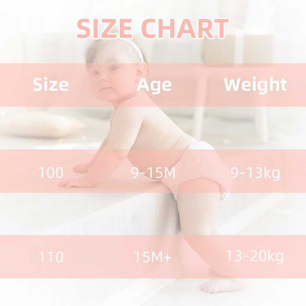Thumbnail 2 de Aolso Potty Training Pants – 10Pcs Reusable Cotton Training Pants for Toddlers (Girls) – 110 Size