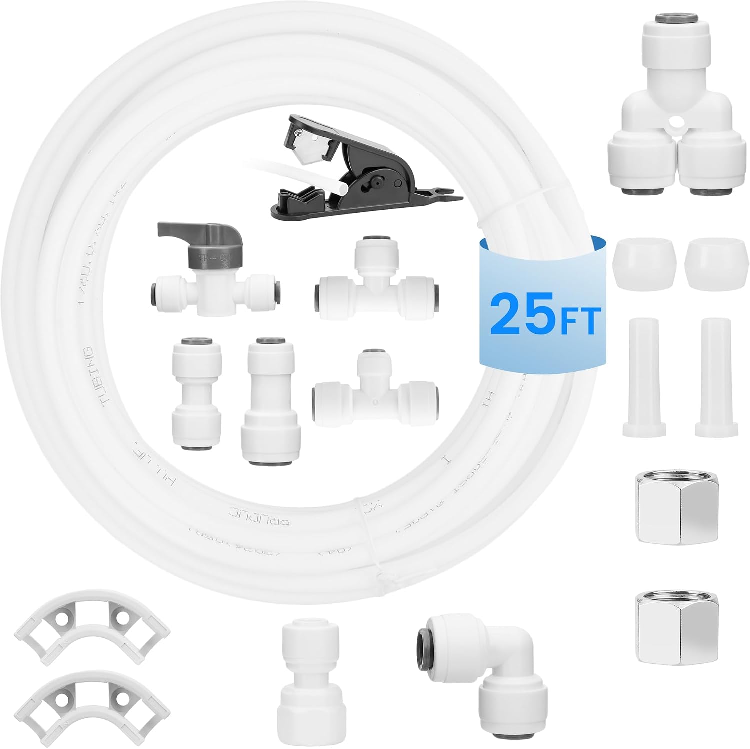 Ice Maker Water Line Kit, 25 ft