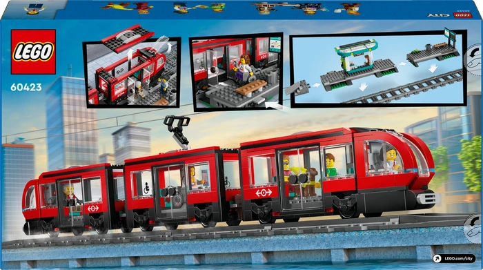 Thumbnail 7 de Lego 60423 StraĂźenbahn đźš‹