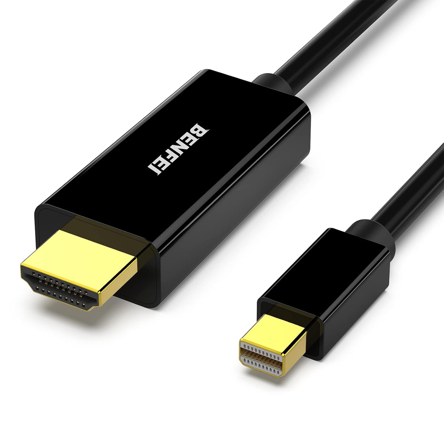 Detalle de BENFEI Mini DisplayPort to HDMI Cable: 3 Metre, Thunderbolt-Compatible (Mac/Surface/Dock Use)