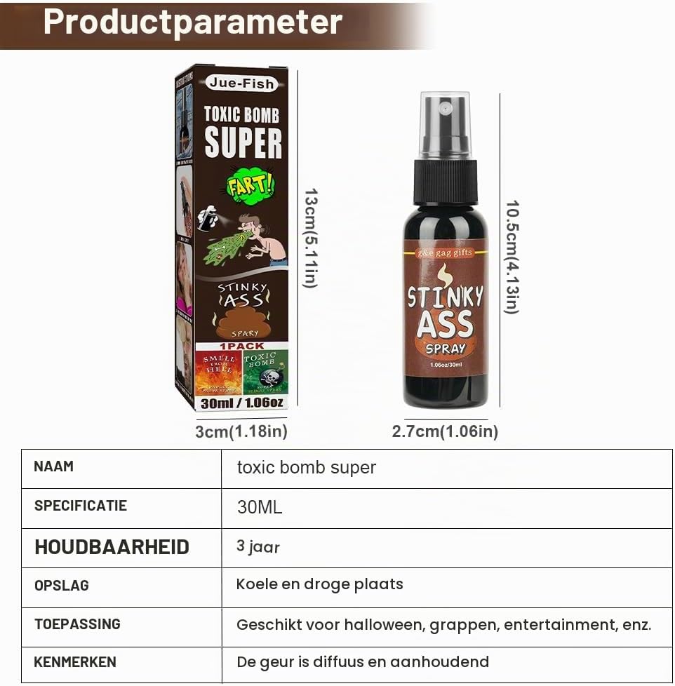 Thumbnail 1 de OSDUE P-YC20240226-A geurgrap-spray 30 ml voor fopgrappen binnenshuis