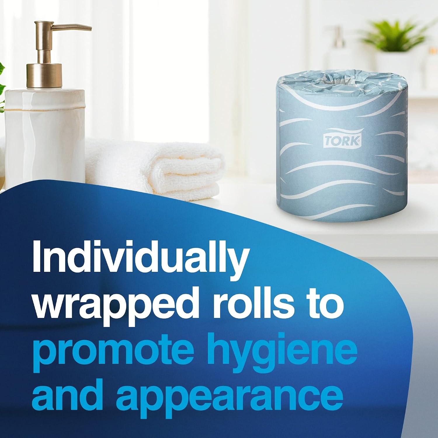 Detalle 1 de Tork TM6130S Advanced Bath Tissue, 2-Ply, 500 Sheets, 48 Rolls