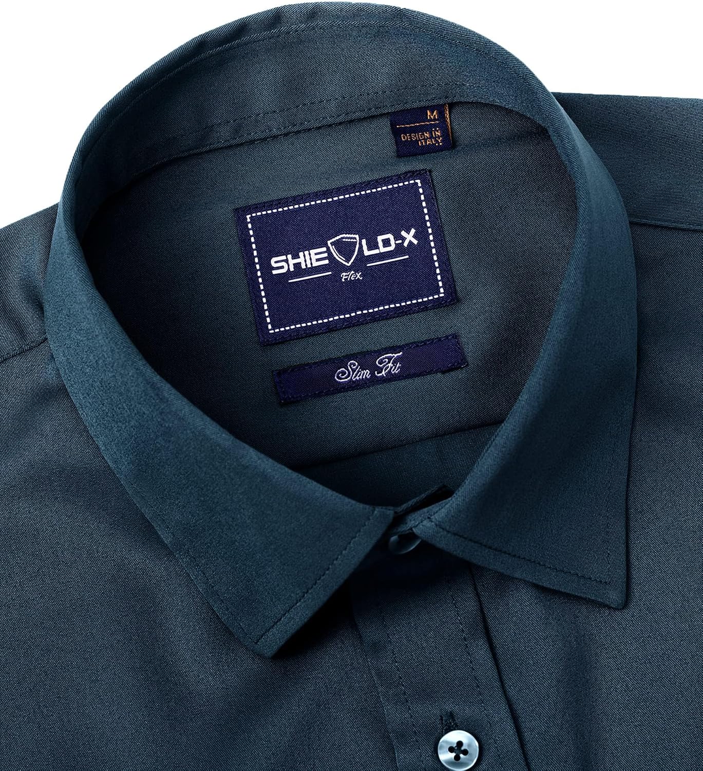 Detalle 2 de Alimens & Gentle Slim Fit Stain Shield Dress Shirt, Stretch Long Sleeve