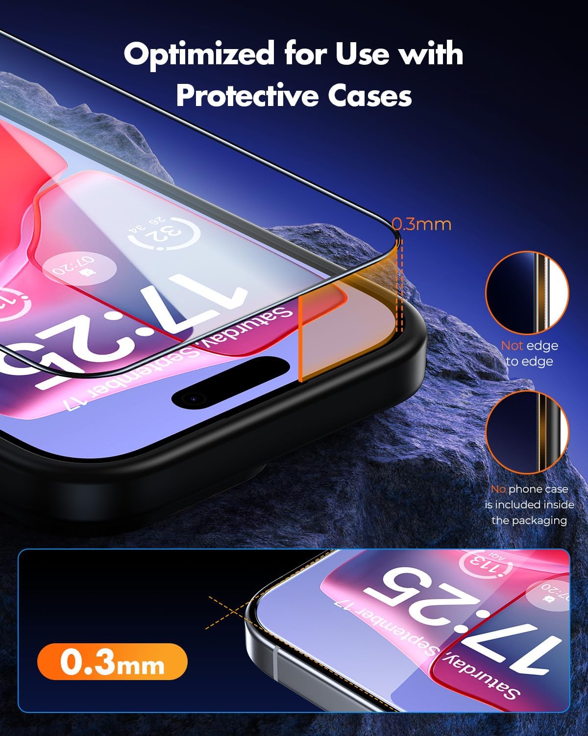 Thumbnail 4 de UNBREAKcable iPhone 16 Pro 6.3-inch Screen Protector