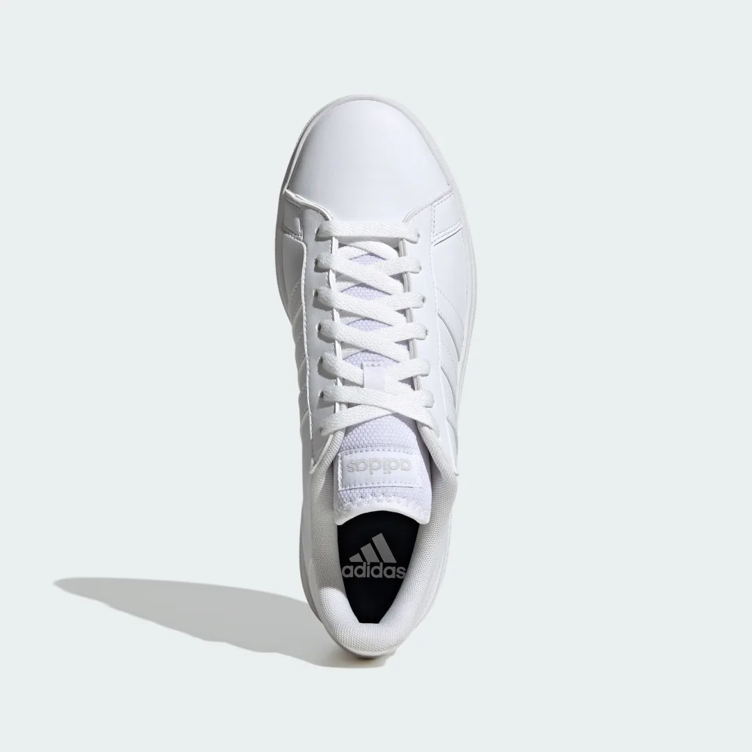 Detalle 2 de Adidas Grand Court TD Lifestyle Court Casual en blanco: comodidad diaria con estilo limpio