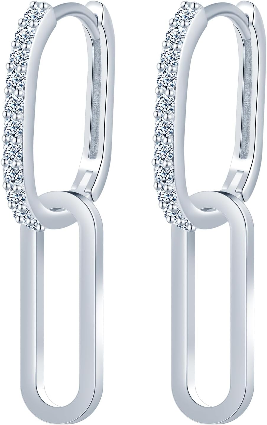 Detalle de MOOFUN Ohrringe Silber 925 Creolen 2,9 cm