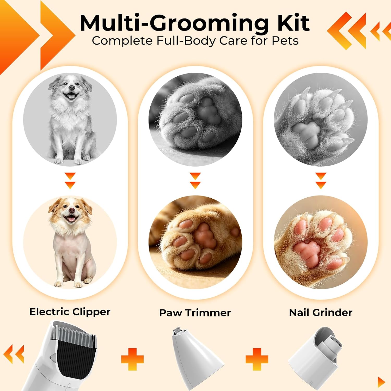 Detalle de FIXR Dog Grooming Vacuum Kit 2L