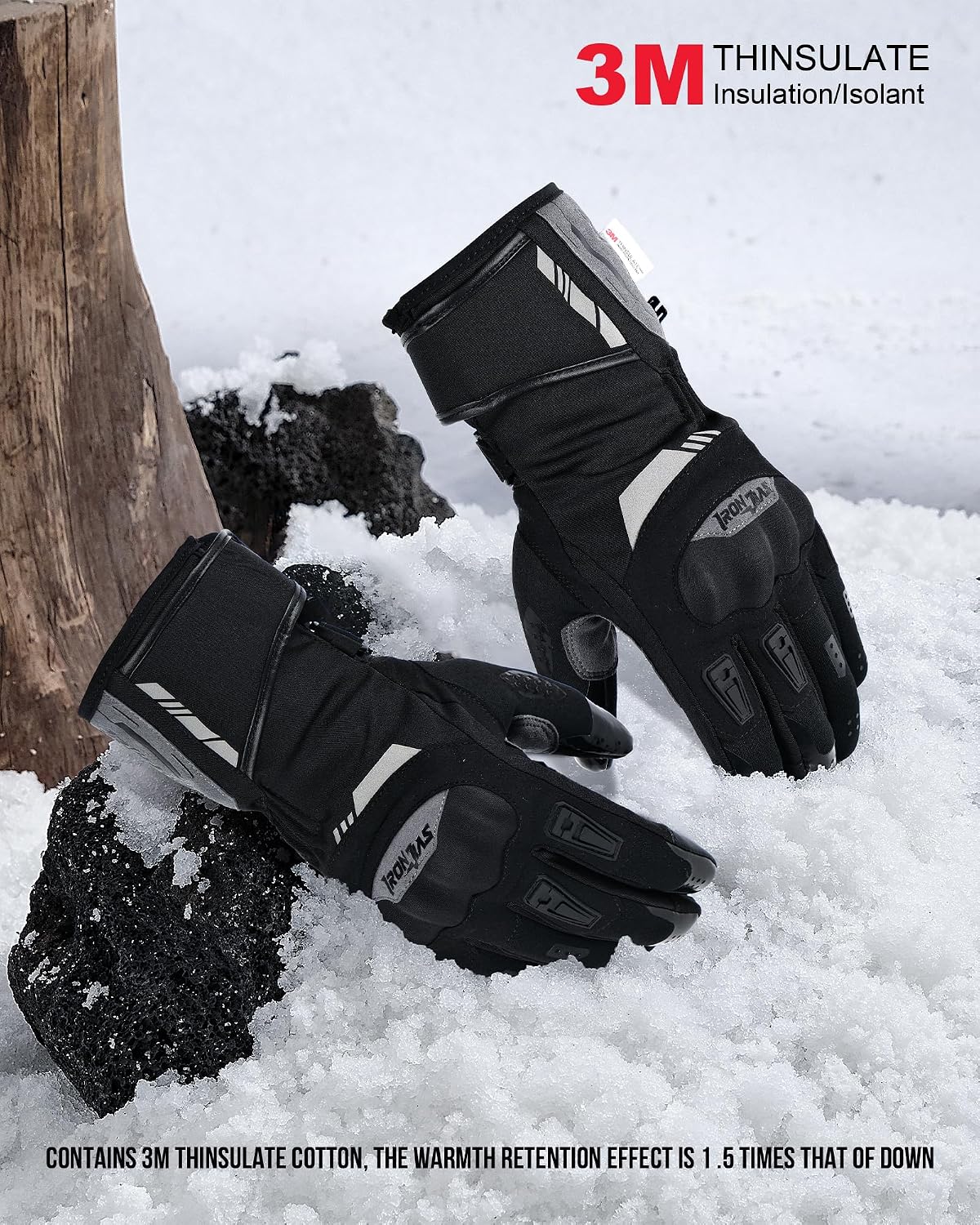 Thumbnail 3 de IRON JIA'S Guantes Moto Invierno Hombre