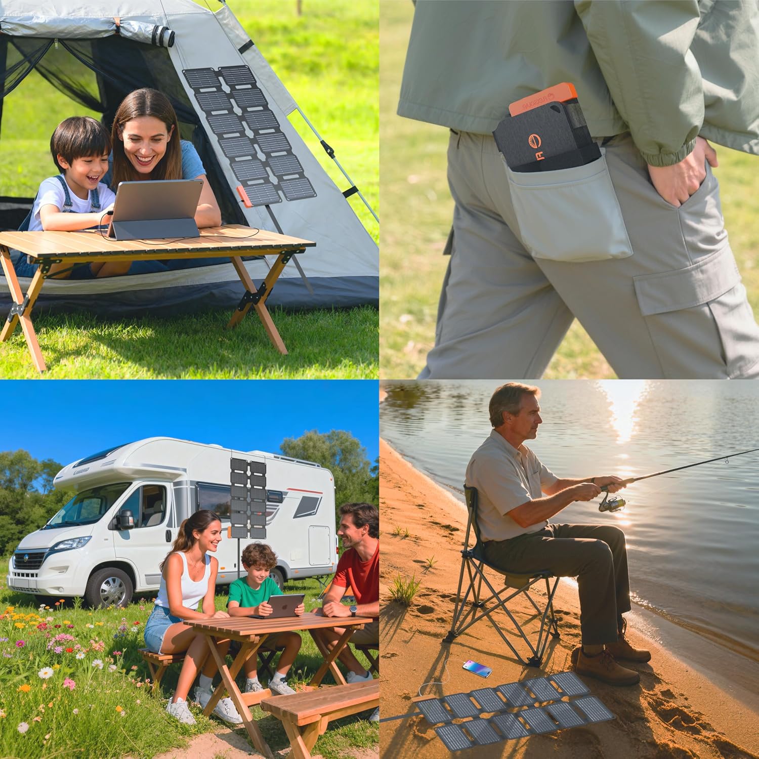 Thumbnail 6 de FlexSolar 36W Portable Solar Charger with USB-A/C Ports