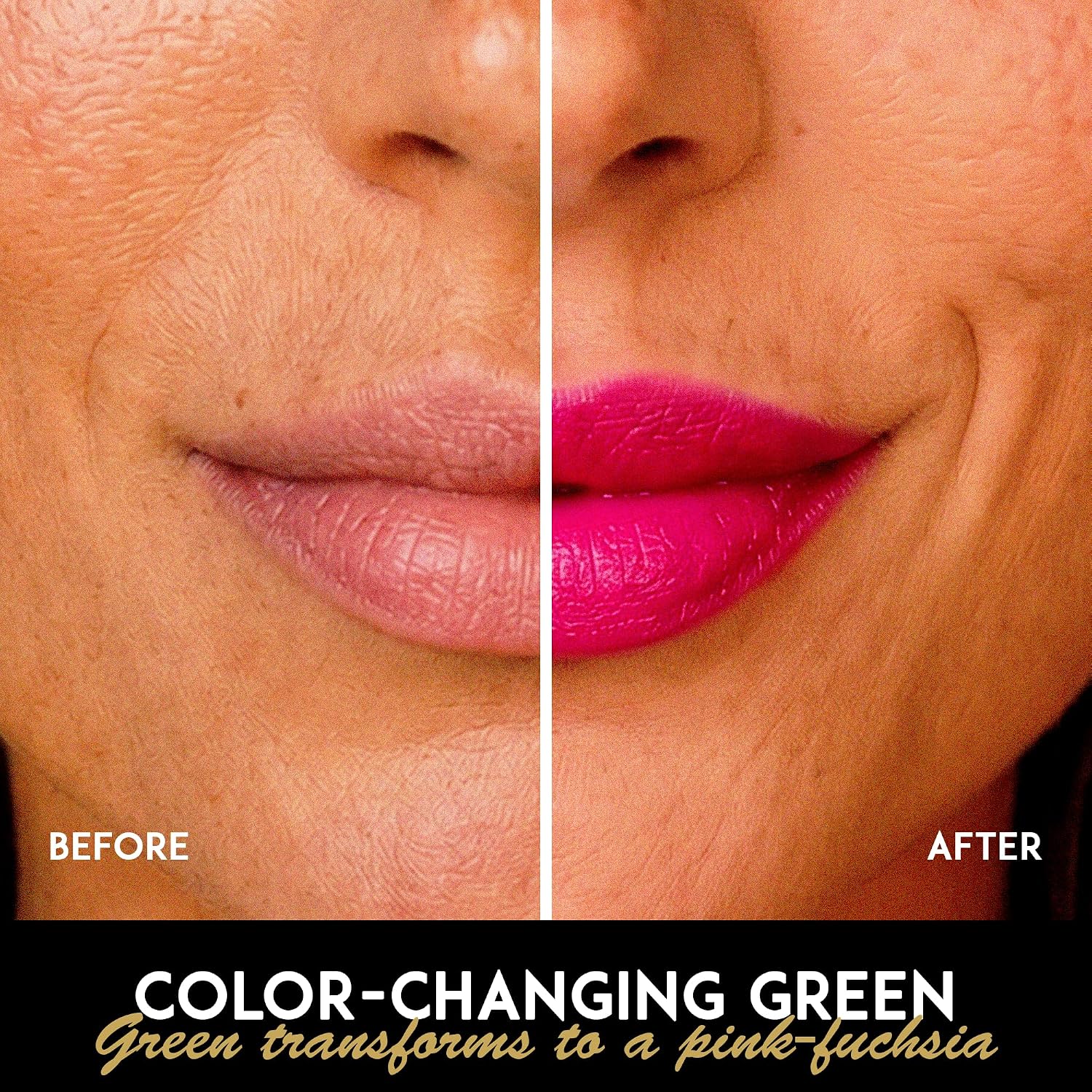 Detalle 2 de L'Paige SG_B0001K55RM_US Color-Changing Green Lipstick, Shade LGR