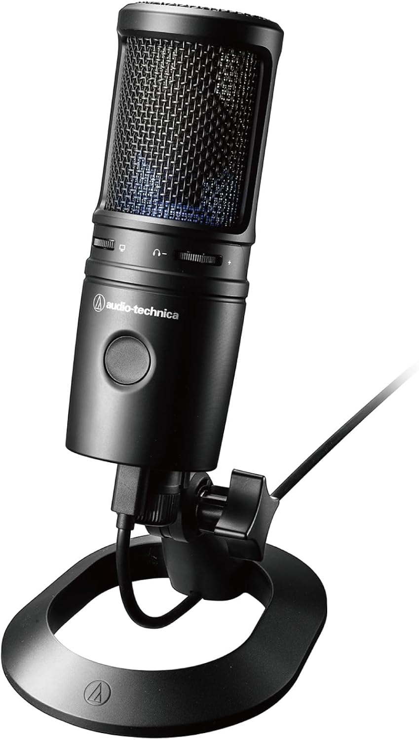 Detalle de オーディオテクニカ AT2020USB-X USBコンデンサーマイク 単一指向性・ミュート・ヘッドホン出力