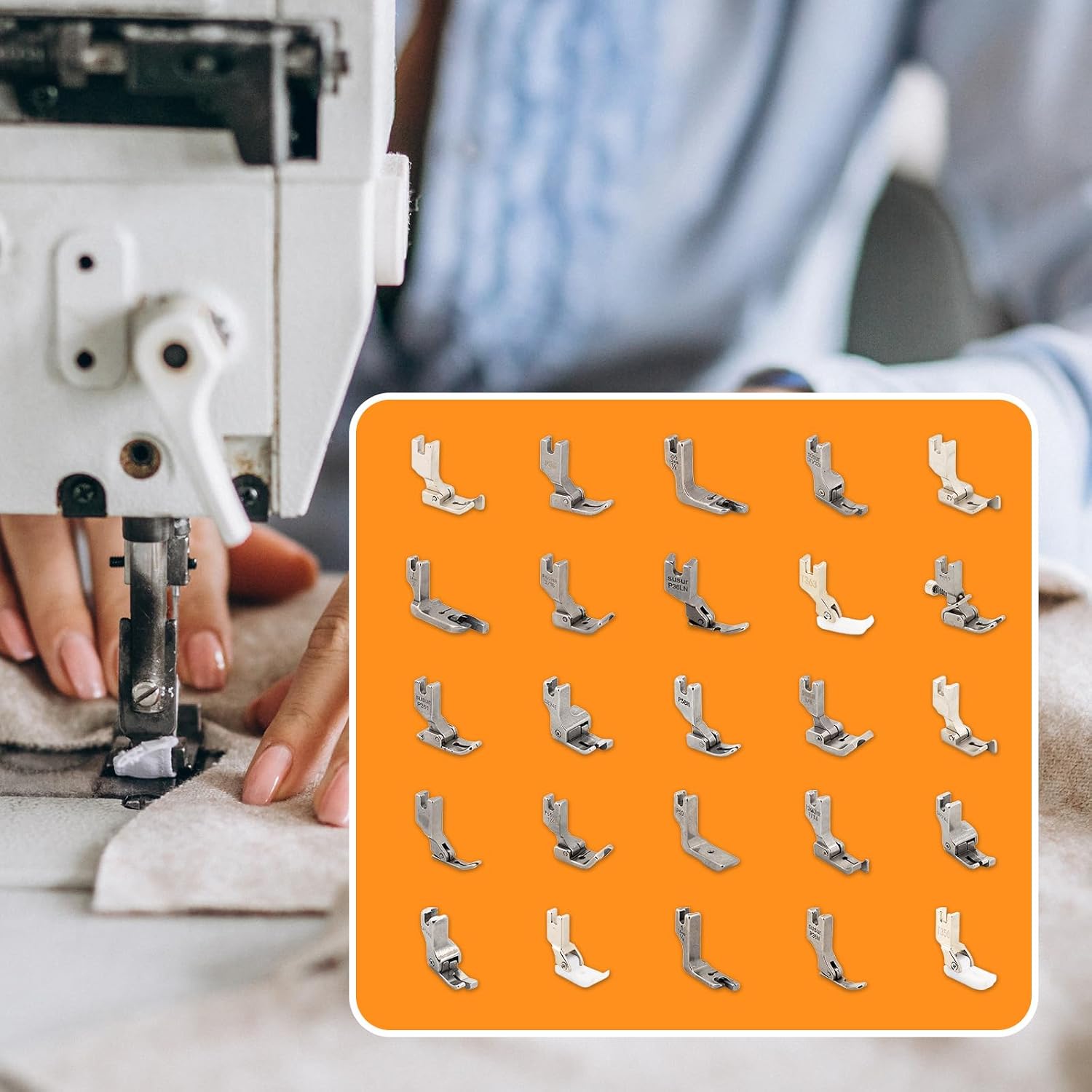 Thumbnail 5 de Pieds presseurs Juki pour machines DDL-5550 8500 8700 9000 ⚙
