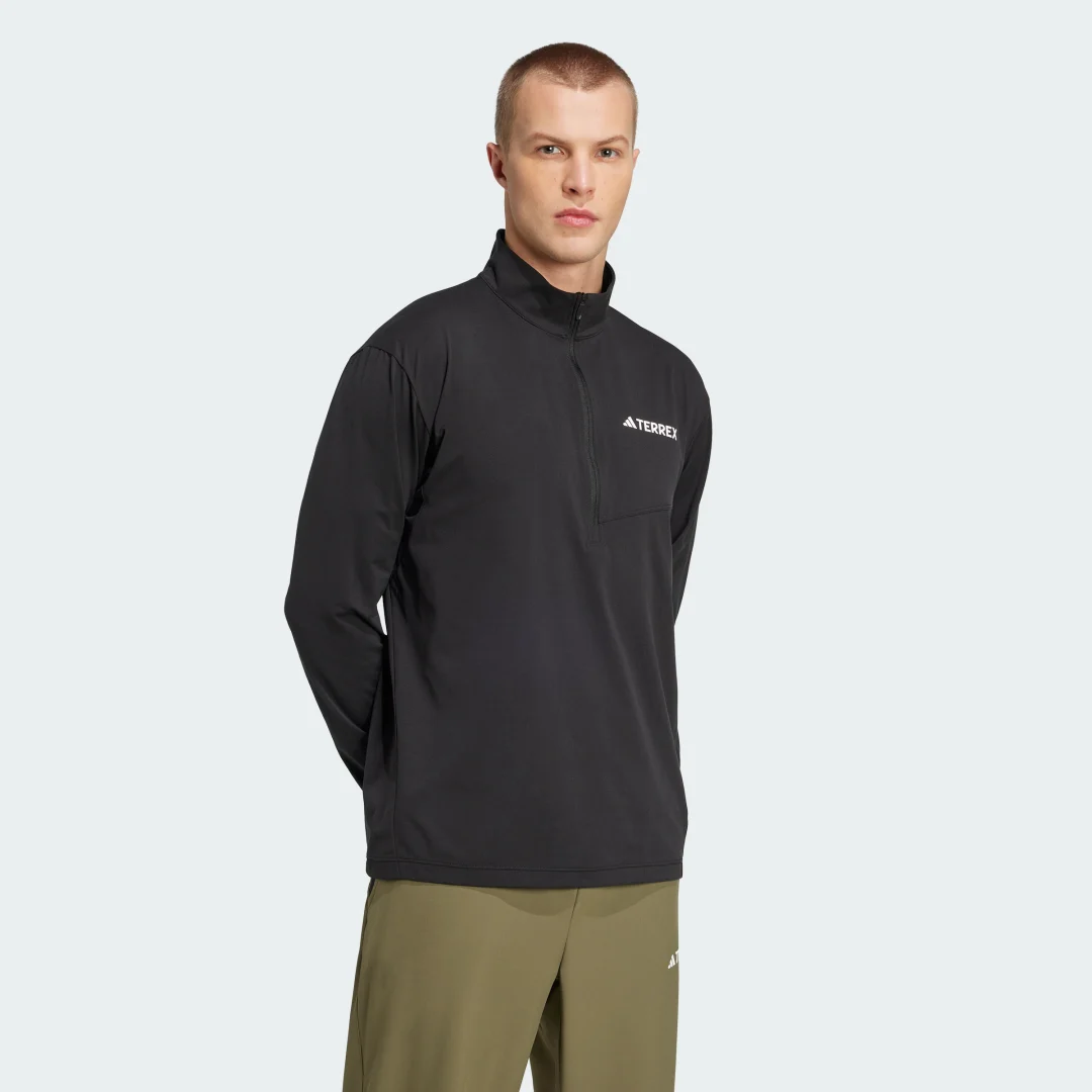Detalle de Camiseta manga larga Terrex Multi Climacool 1/2 Zip de Adidas