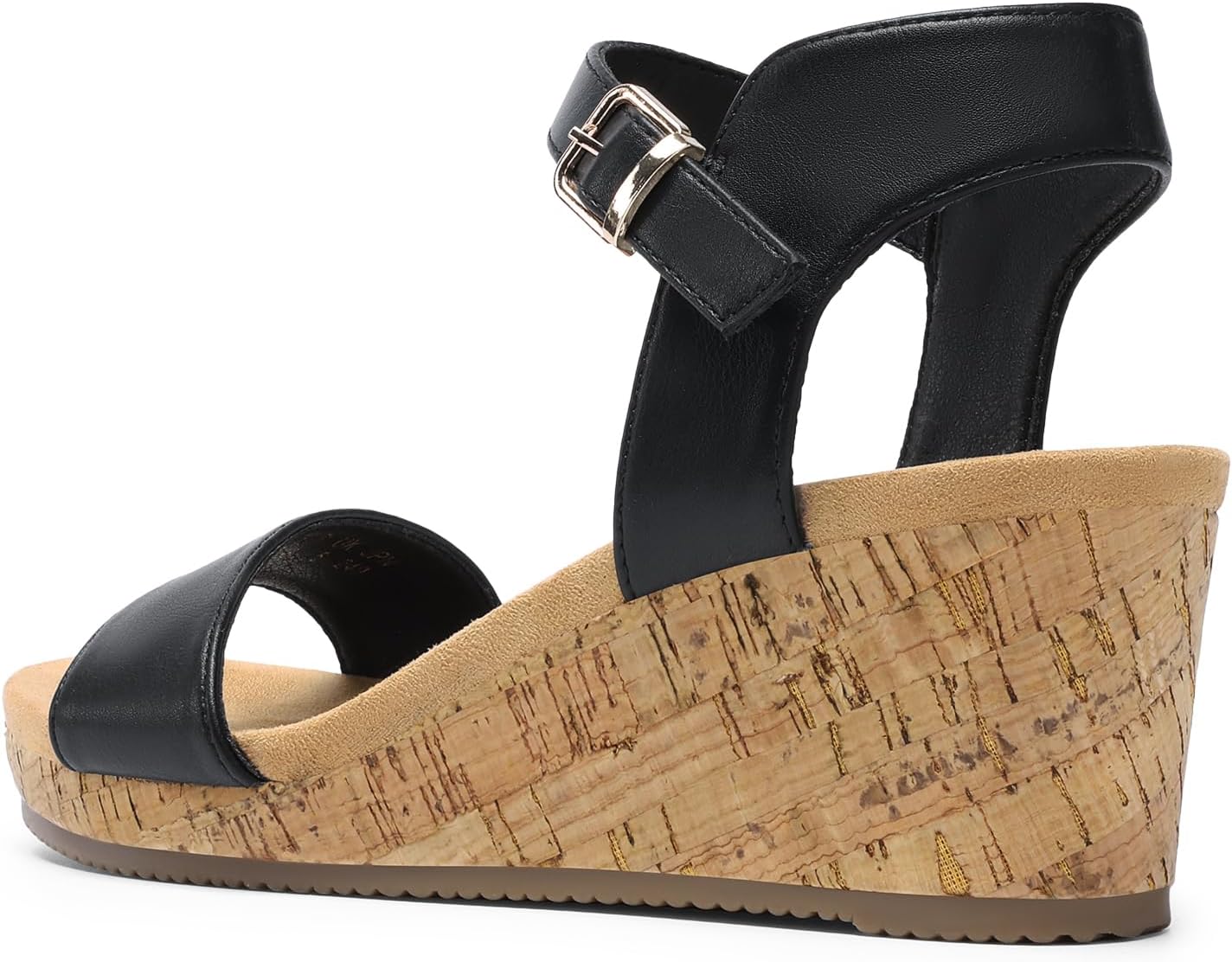 Thumbnail 6 de DREAM PAIRS Women’s Open Toe Buckle Ankle Strap Platform Wedge Sandals