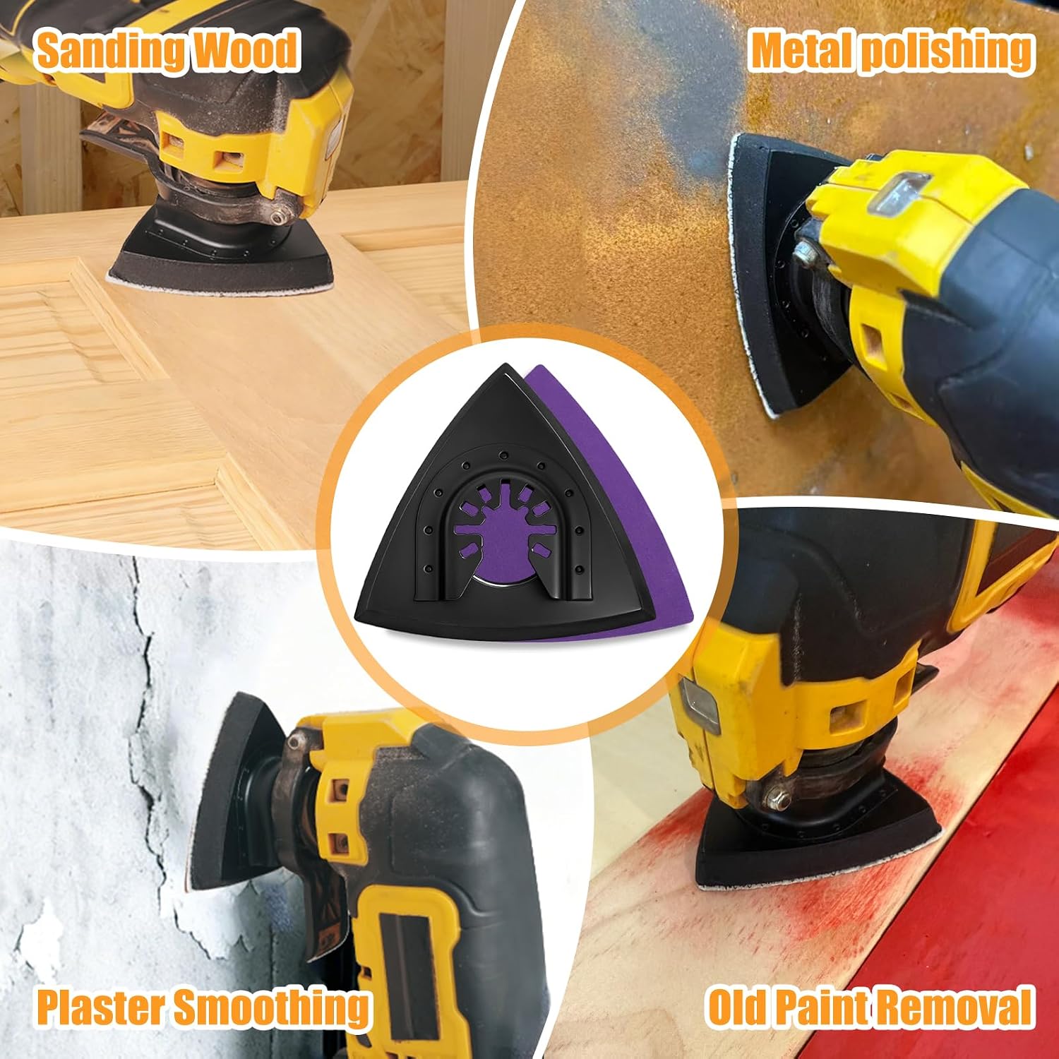 Detalle de 266PCS Multi Tool Sanding Pads Kit with Triangle and Fingertip Pads