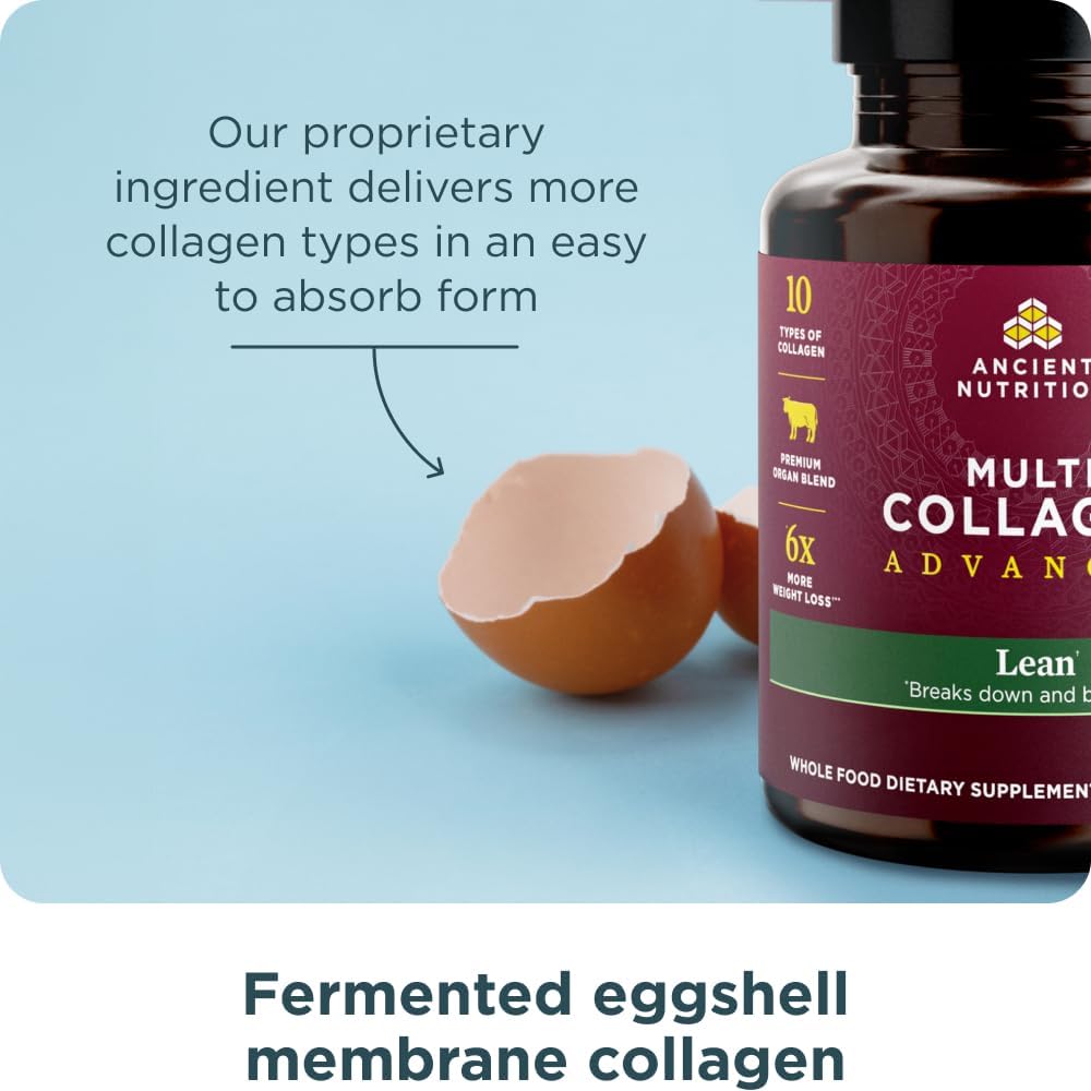 Thumbnail 6 de Ancient Nutrition MCX6774 Lean Collagen Capsules, 10 Types + Probiotics